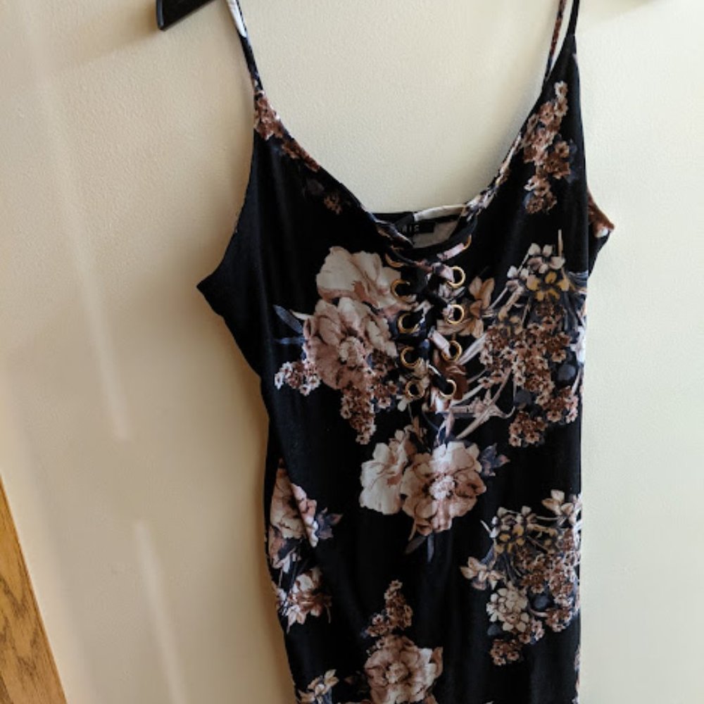 XL Bodycon Midi Floral Dress